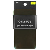 George Girls MicroFiber Tights (Brown) - Size 4-6